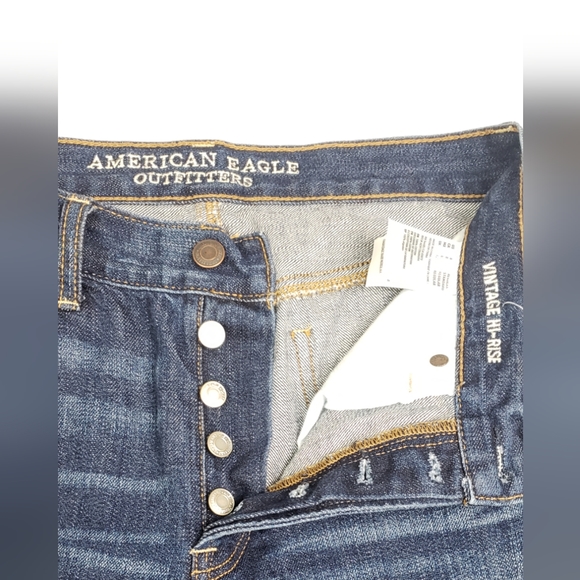 COPY - NWOT American Eagle Vintage Hi-Rise Button Fly Jeans - Picture 5 of 11